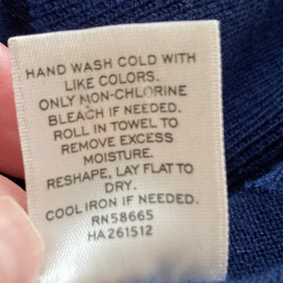 Two (2) Halogen cardigan sweaters three quarter sleeve grey/gray, navy - Picture 7 of 9